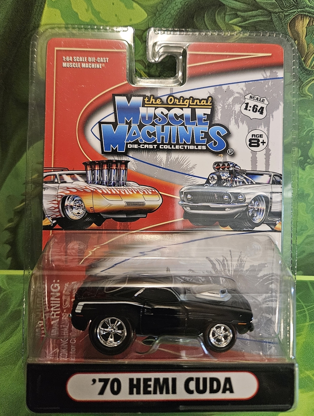 Vintage Muscle Machines '70 Hemi Cuda Die-Cast Collector Car - Black